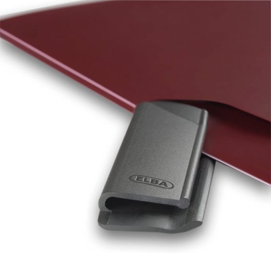 Elba 36490FL Clip Folder with Clip Fix System PP 0.5 mm for 30 DIN A4 Sheets 10 Pieces Colourless - Image 3