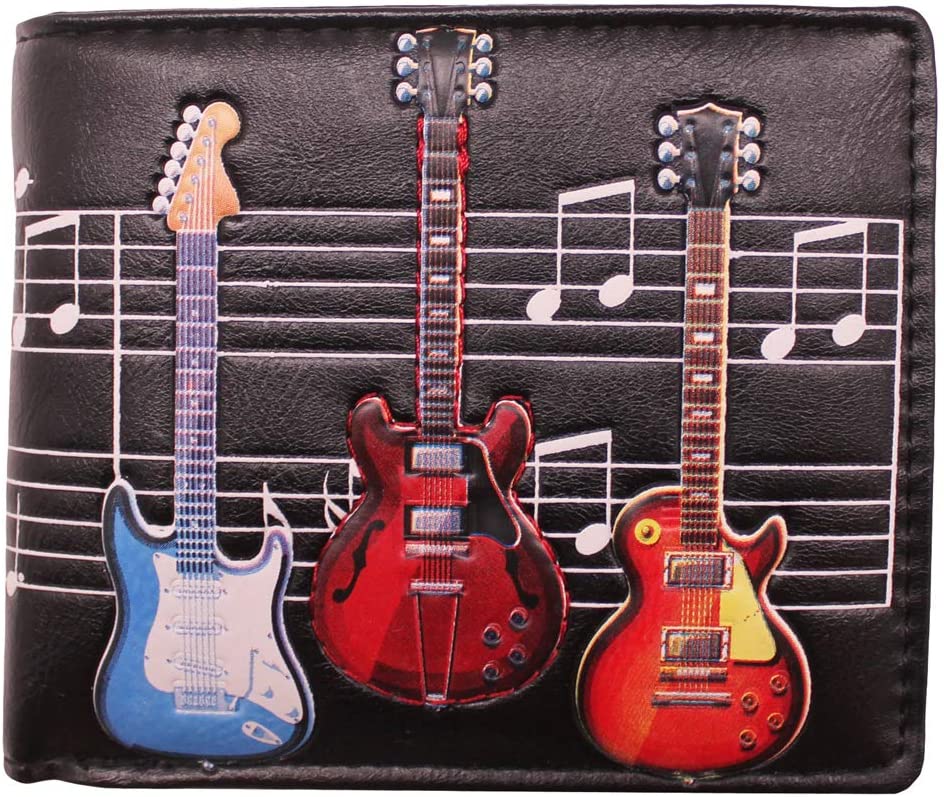 Nemesis Now C1951F6 Electric Guitars Wallet 10cm Black, PU, 11cm