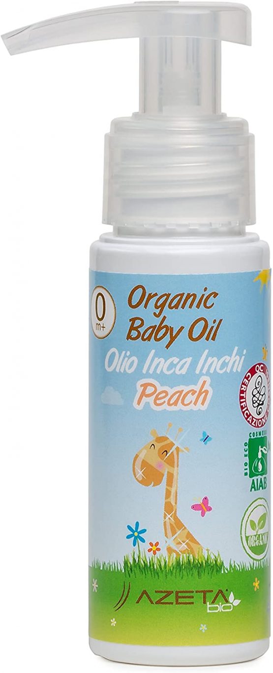 Organic Baby Oil Peach - AZETAbio - 50 ml