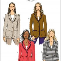 Butterick Patterns B5926 Size B5 8 - 10 - 12 - 14 - 16 Misses' Petite Jacket, White