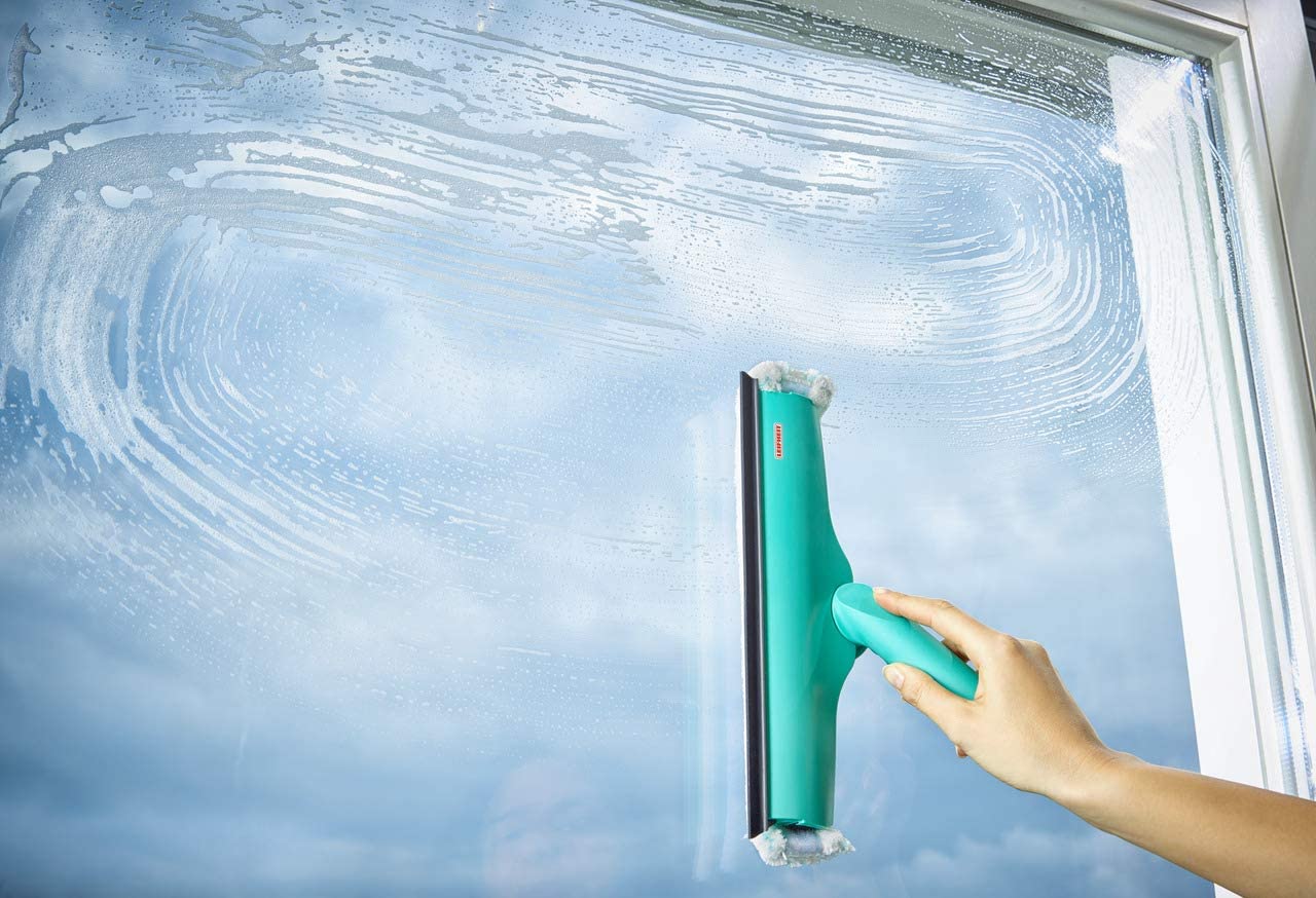 Leifheit 3 in 1 Telescopic Window Cleaner, Window Squeegee with Telescopic Handle 110, 200 cm - Image 3