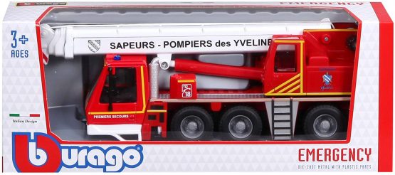Bburago Maisto France 32010 Fire Engine Skull 1:55 Scale - Image 4