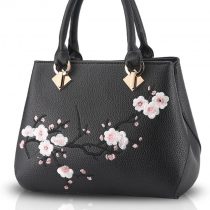 NICOLE&DORIS Casual Sweet Handbag Women Crossbody Shoulder Bag Purse Tote Commuter PU Leather Black