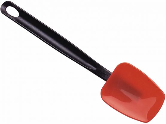 KUHN RIKON Spoon, Silicone, Black/Red