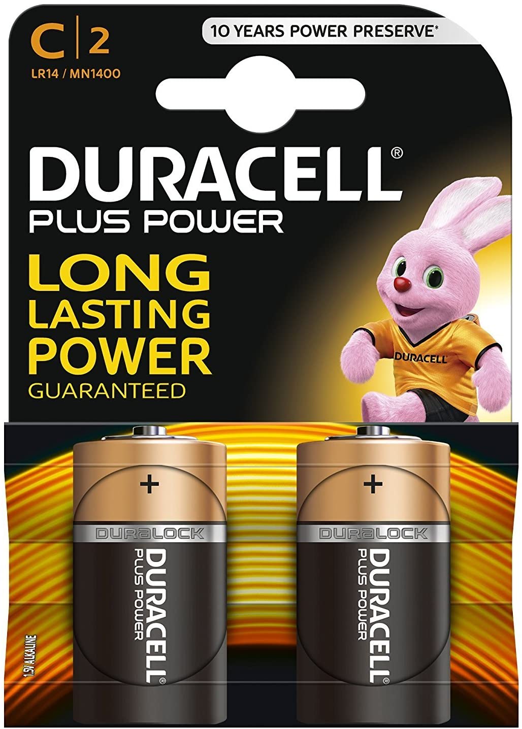 Duracell CDURK - C Batteries PK2