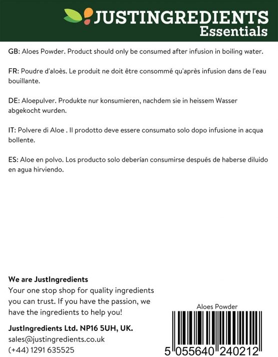 JustIngredients Essentials Aloes Powder 1 Kg - Image 2