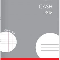 Silvine A4 Book Keeping Cash, 32 Pages Printed 'Treble Cash' - Ref SJA4C