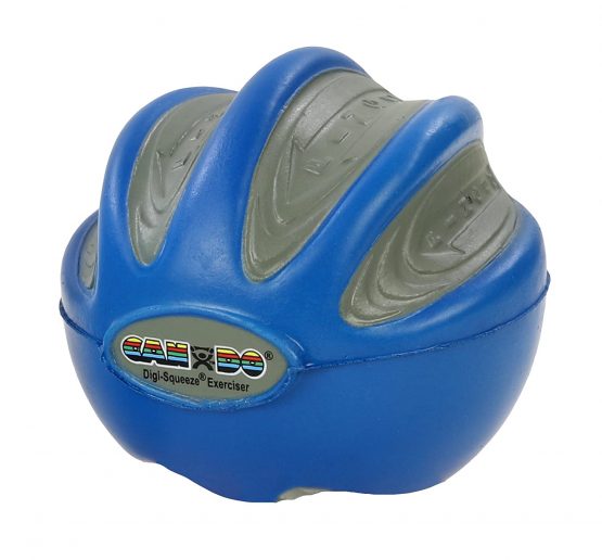 Hand exerciser - finger strengthener Cando® Digi-Squeeze, blue (strong) - Image 2