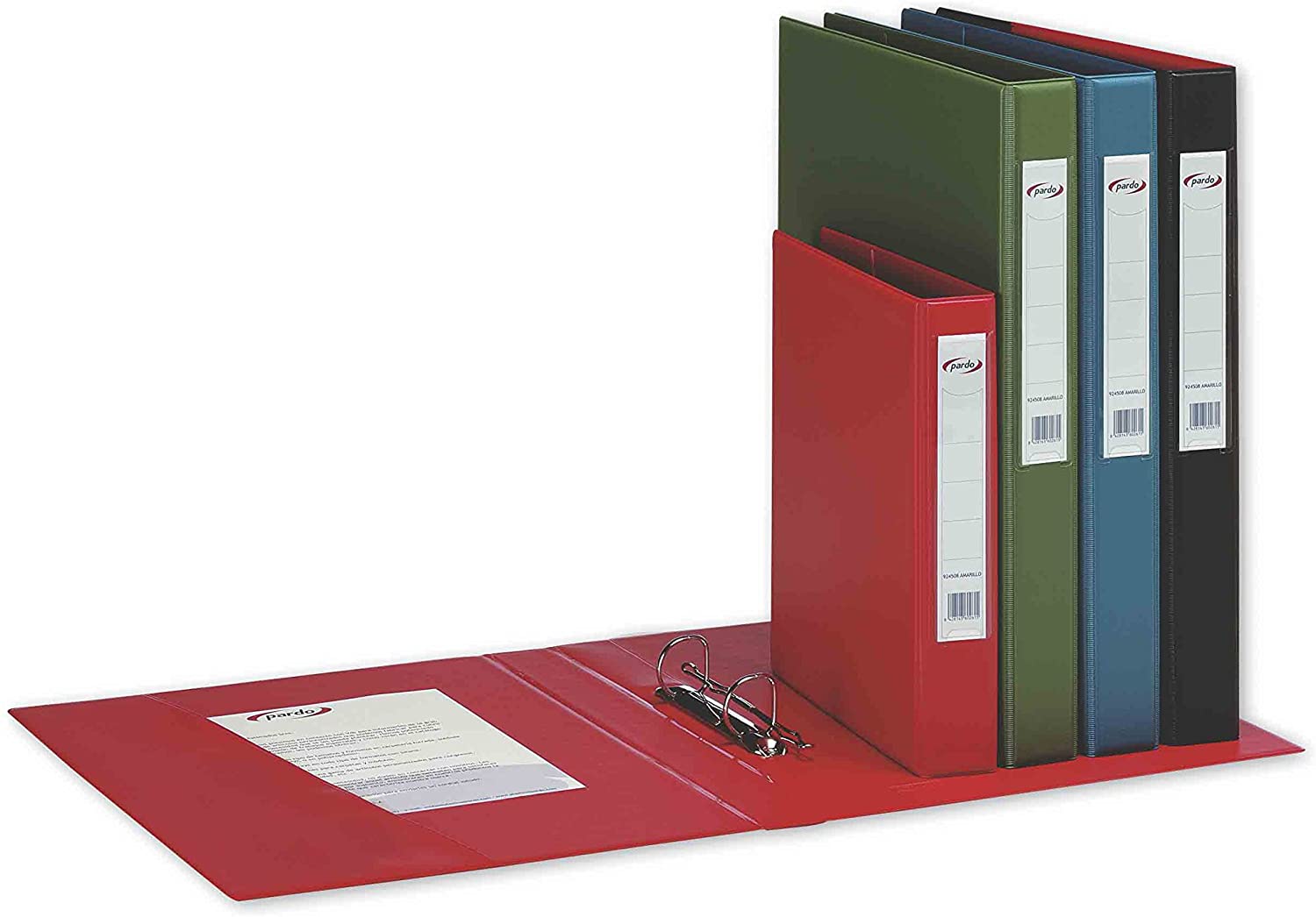 Pardo 242503 - Folders, 2 25 mm Rings, Blue - Image 3