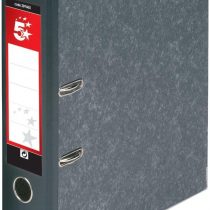 5 Star Office Lever Arch File 70mm Foolscap Cloudy Grey [Pack 10]