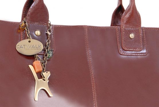 Catwalk Collection Handbags - Women's Large Vintage Leather Tote/Shoulder Bag - KENSINGTON - Image 3
