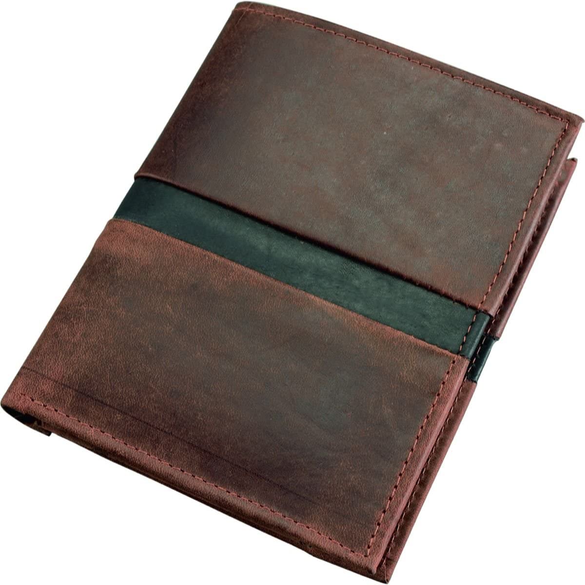 Alassio Combination Purse in Portrait Genuine Leather Purse 12 Cm, 12 x 10 cm Brown