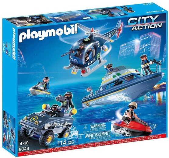 playmobil car and jet ski