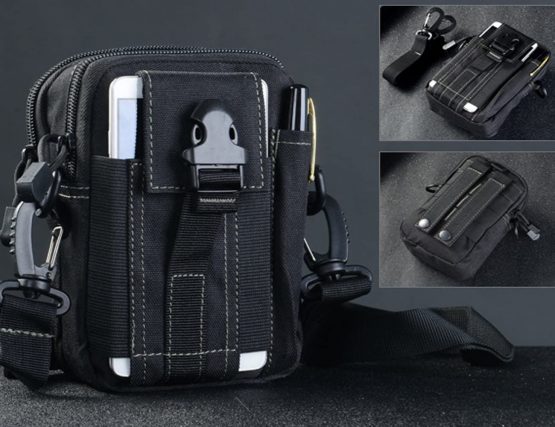 FiveloveTwo Small Hiking Waistpacks Multi-Purpose Poly Tool Holder EDC Pouch Waist Bag Military Nylon Utility Tactical Molle Pack Camping Pouch - Image 2