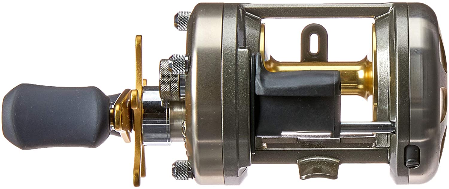 Shimano Cardiff 401A Round Freshwater Fishing Reel Left Hand, Multi-coloured - Image 2