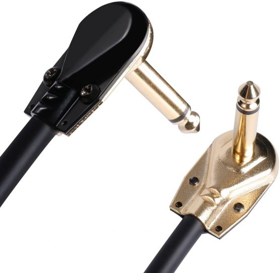 Donner Guitar Patch Cables Right Angle, 6 Inch Effect Pedal Cords 1/4 Instrument Cables for Guitar Bass Effects Pedals 6 Pack - Image 3