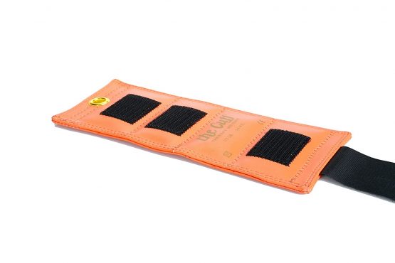 Weight cuff - Cando wrist and ankle weights - 340 g, orange - alternative to dumbbells - Image 2