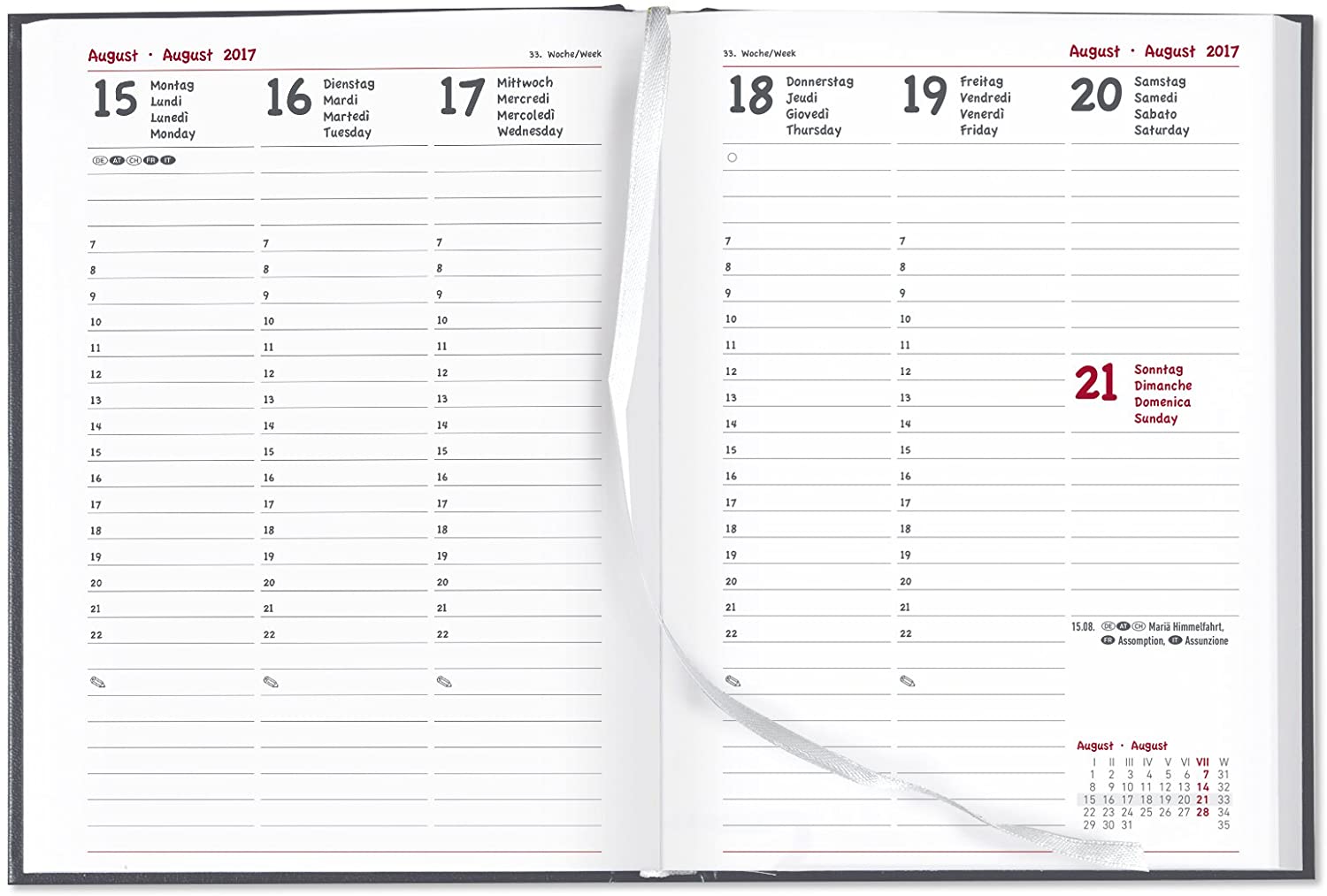 Diary School collegetimer "Butterfly 2017/2018 - Weekly - 224 Pages - 10 x 15 cm - Image 2