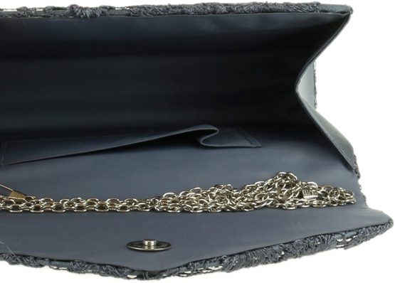 Girly HandBags Satin Lace Clutch Bag - Image 4