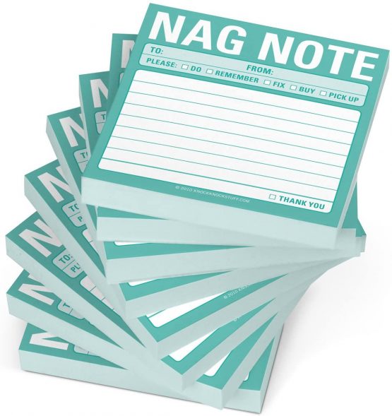 1-Count Knock Knock Nag Note Sticky Notes, to Do List Notepads, 3 x 3-inches Each (Simple Stickies) - Image 4