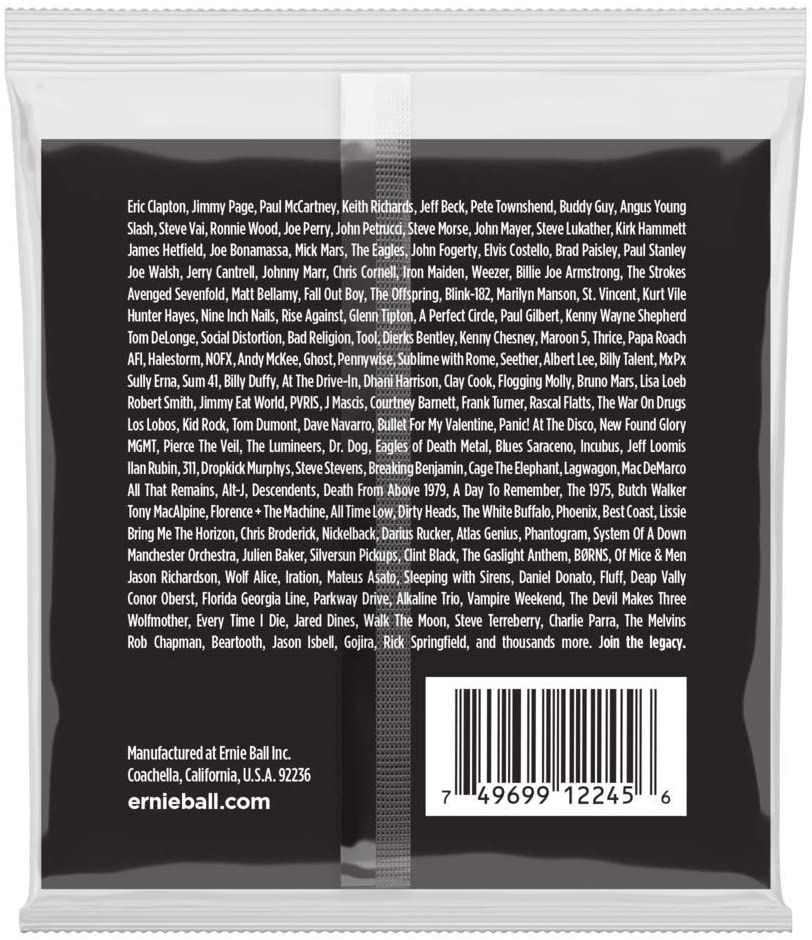 Ernie Ball Power Slinky Stainless Steel Wound Electric Guitar Strings - 11-48 Gauge - Image 2