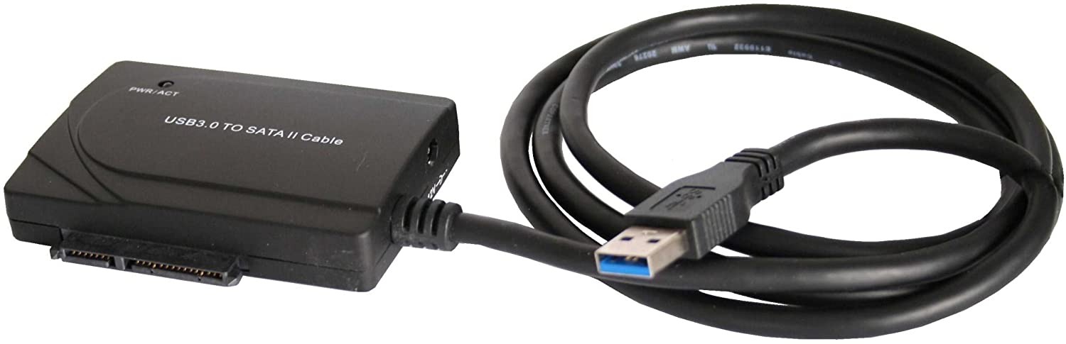InLine USB 3.0 to SATA converter, with power supply, Black