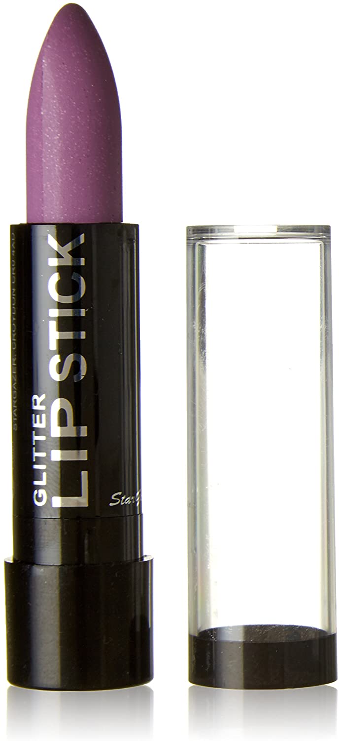Stargazer Glitter Lipstick, Violet