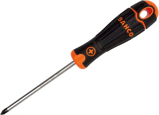 Bahco BHB192.000.075 Screwdriver PH0X75, Multi-Colour