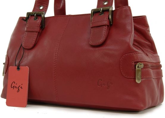 GIGI - Women's Leather Top Handle Handbag/Shoulder Bag - OTHELLO 6165 - Image 3