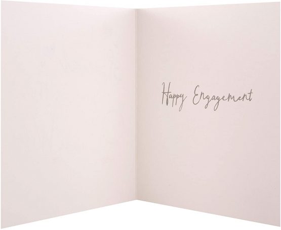 Son & Future Wife Engagement Card from The Hallmark Studio - Contemporary Design with Embossed Foiled Lettering - Image 4