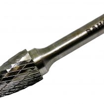 Bahco G1625M08X IRG1625M08X Tungsten Carbide Fine Rotation Burr in Bullet Shape with 28/14 Tooth, Silver
