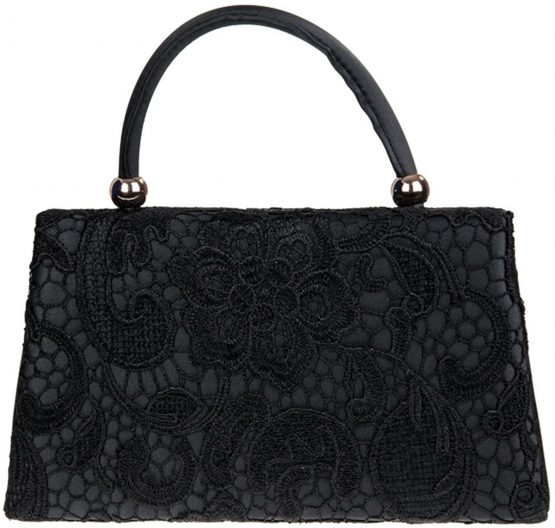 fi9® BNWT Retro Tote Lace Floral Bridal Wedding Evening Handbag Party Purse Clutch Shoulder Hand Bag