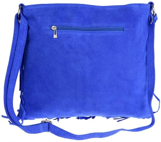 Girly Handbags Genuine Suede Fringe Shoulder Bag Crossbody Slouch Elegant Designer Womens Fashion - Image 3