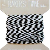 Tim & Puce 81253 Baker's Twine, Black, 10 m