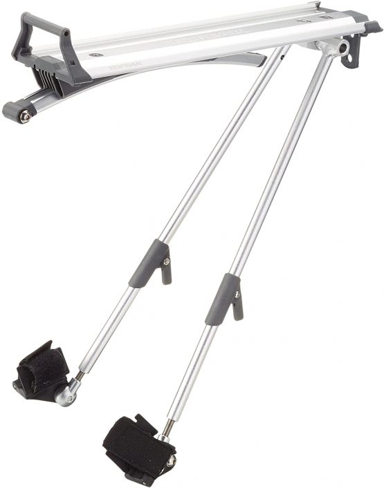 Topeak Unisex_Adult Gepäckträger Roadie Rack Pannier, Silver, Standard Size