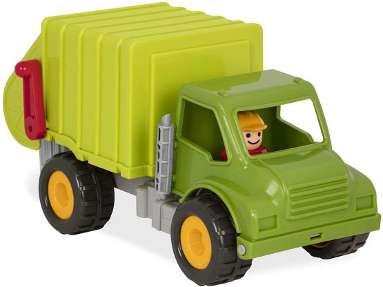 Battat BT2512Z Garbage Truck Toy, Lime Green
