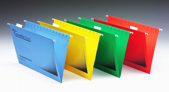 Rexel Multifile Plus Foolscap Suspension Files - V-base BLUE ref 3000024 - Image 3