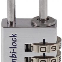 Burg-Wächter Combi 90 20 Chromo SB Combination Padlock, Silver