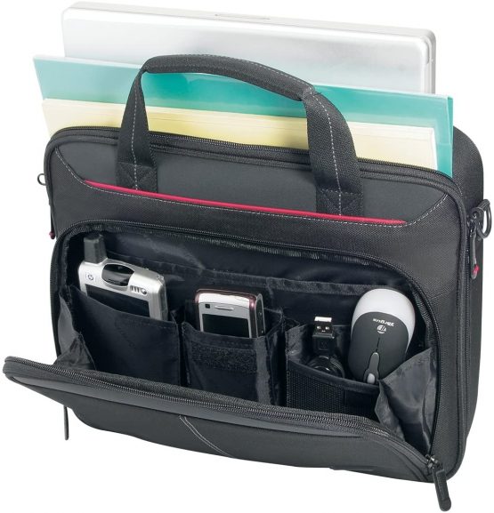Targus Classic Clamshell Premium Protective Laptop Bag with Handles specifically designed to fit up to 15-16-Inch, Black (CN31) - Image 4