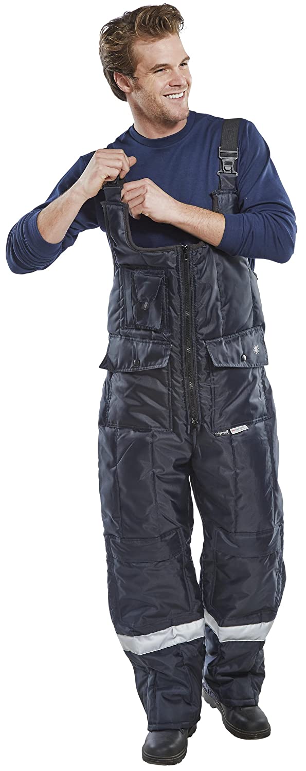 COLDSTAR FREEZER BIB TROUSERS NAVY BLUE XXXL, 3XL - Image 3