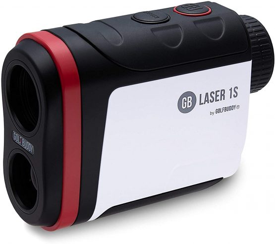 GolfBuddy Unisex's Laser 1S Golf Rangefinder, White, One Size