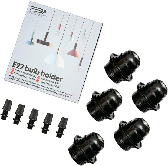 E27 Screw Lamp Holder, Bakelite Pedestal Light Bulb Socket ... E27 Screw Lamp Holder, Bakelite Pedestal Light Bulb Socket ...