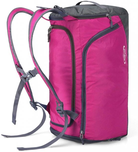 G4Free Lightweight Sports Bag Gym Bag Travel Duffel Backpack Weekend Bag with Shoe Compartment - Image 2