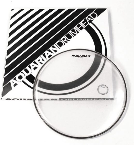 Aquarian S2-12 Super-2 Series - 12 inch Drumhead - 2 Ply - Clear - Image 2
