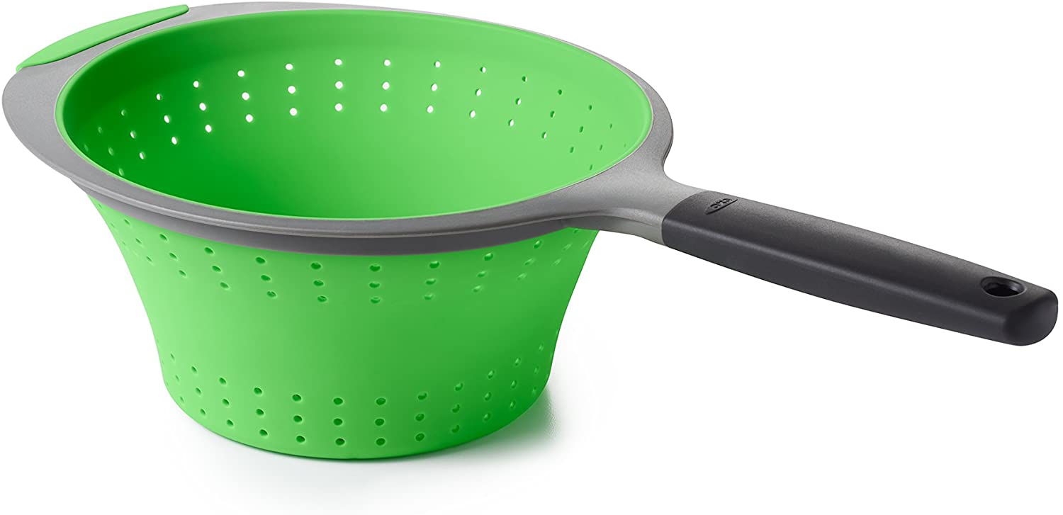 OXO Good Grips 2.27L Collapsible Strainer, Green, 1.9L - Image 2