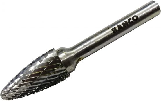 Bahco F1625M06X BHF1625M06X Tungsten Carbide Rotary Burr with 28/14 Tooth, Silver