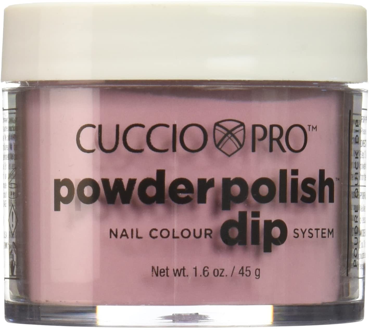 Cuccio Powder Polish Dip 56 g, Rose with Shimmer