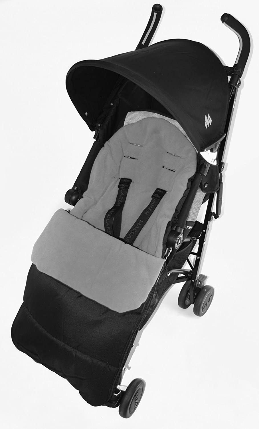 Footmuff/Cosy Toes Compatible with OBaby Pushchair Dolphin Grey