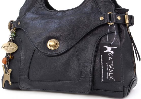 Catwalk Collection Handbags - Women's Leather Top Handle/Shoulder Bag - ROXANNA - Image 4