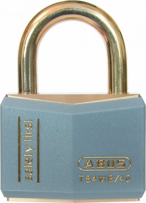 ABUS KG Grey ABUS 28355 T84MB/40 Nautic INOX Series Solid Brass Padlock, 40 mm